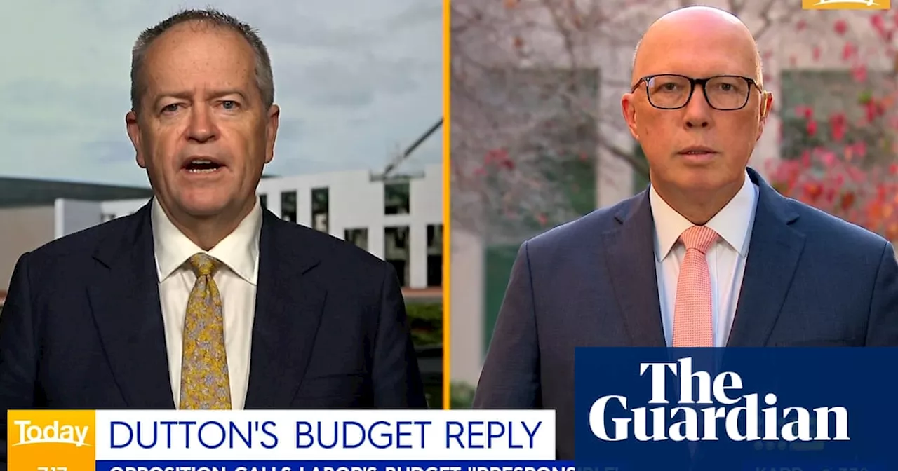 Peter Dutton and Bill Shorten clash on TV over budget reply plan to ban foreign homebuyers