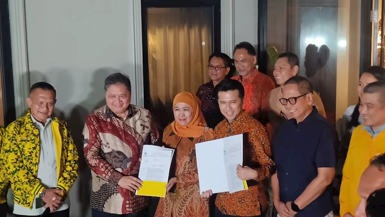 Having 15 DPRD seats, Golkar officially supports Khofifah-Emil in the East Java regional elections