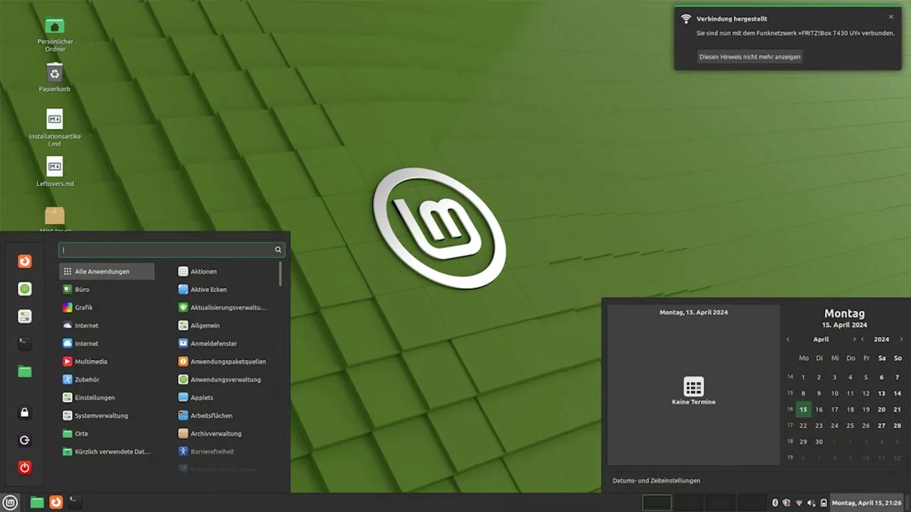 Linux-Umstieg: Mit Linux Mint Cinnamon wie gewohnt weiterarbeiten