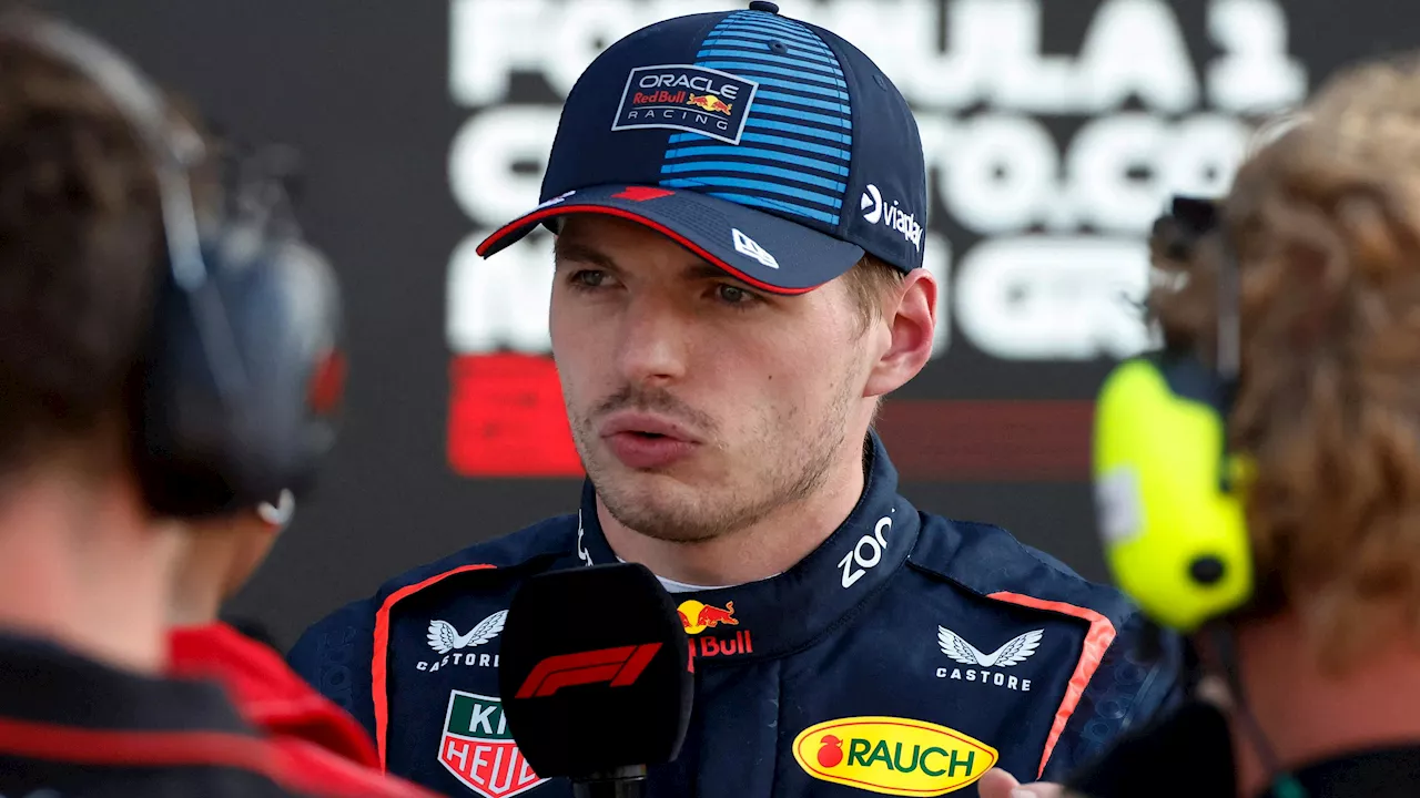 Verstappen-Ärger über sein Auto und Hamilton