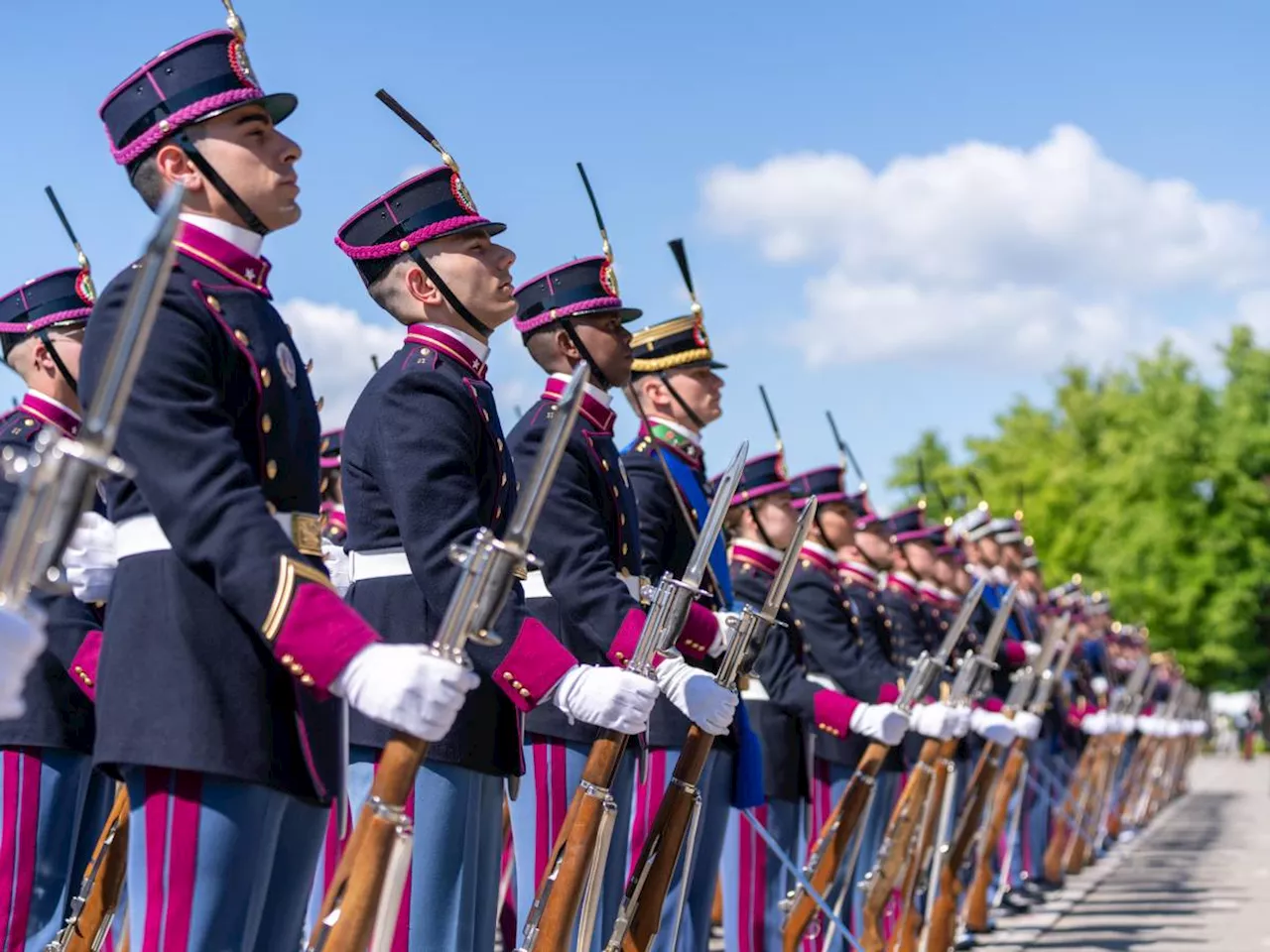 Passaggio della “Stecca accademica” tra gli Allievi del 204° corso “Volontà” e del 205° corso “Fierezza”