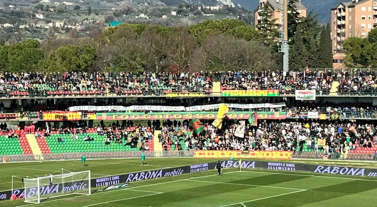 Per Ternana-Bari la conferma della trasferta vietata a chi viene dalla Puglia