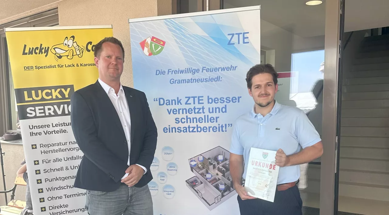 Austrian heroes at Gramatneusiedl Fire Department empowered by ZTE's latest FTTR POF solution