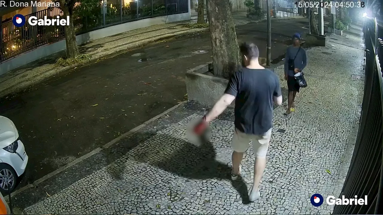 Homem é perseguido e esfaqueado em ruas de Botafogo, na Zona Sul do Rio; vídeo