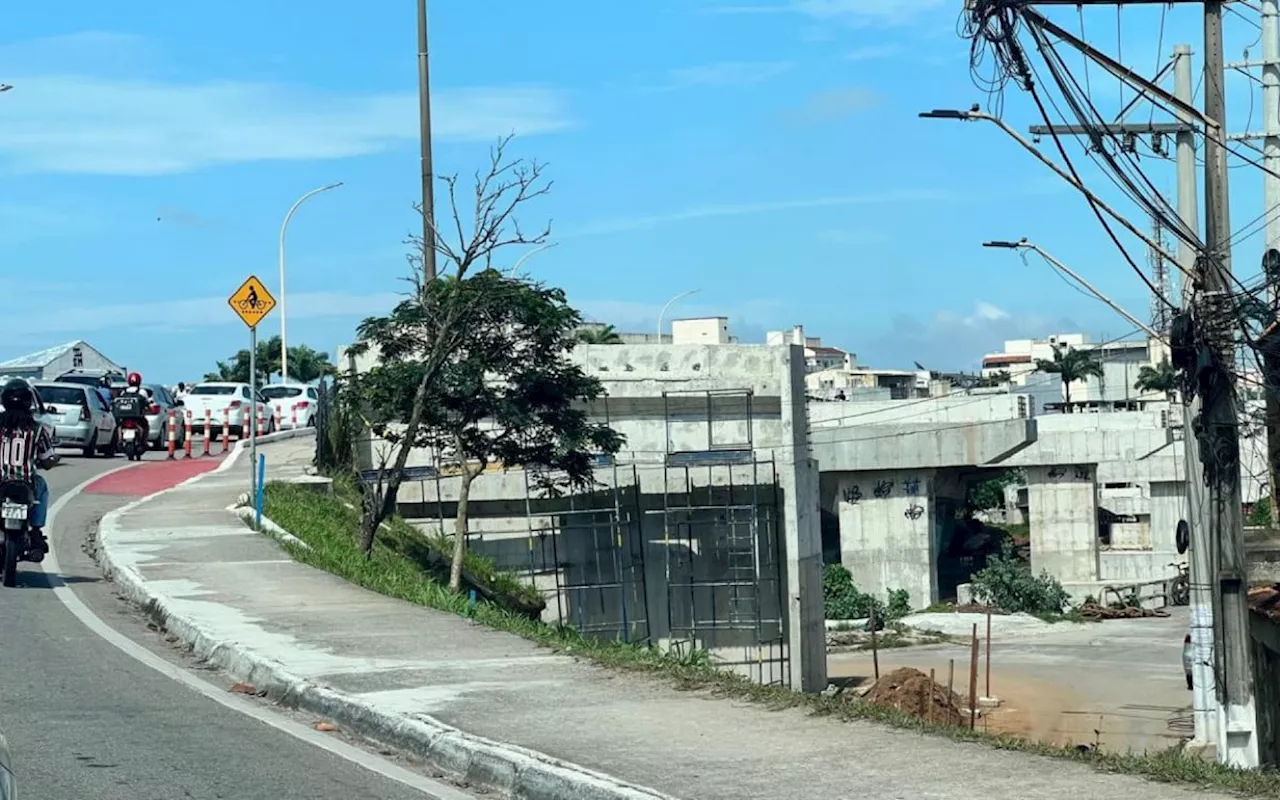 Operação de içamento de carga pesada na Ponte Ivan Mundim causa alterações no tráfego