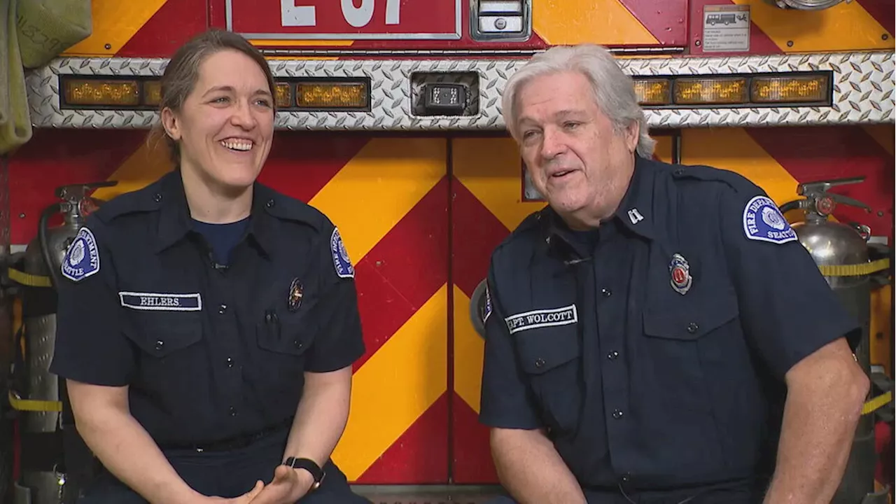 Father, daughter make history serving together in Seattle Fire Department