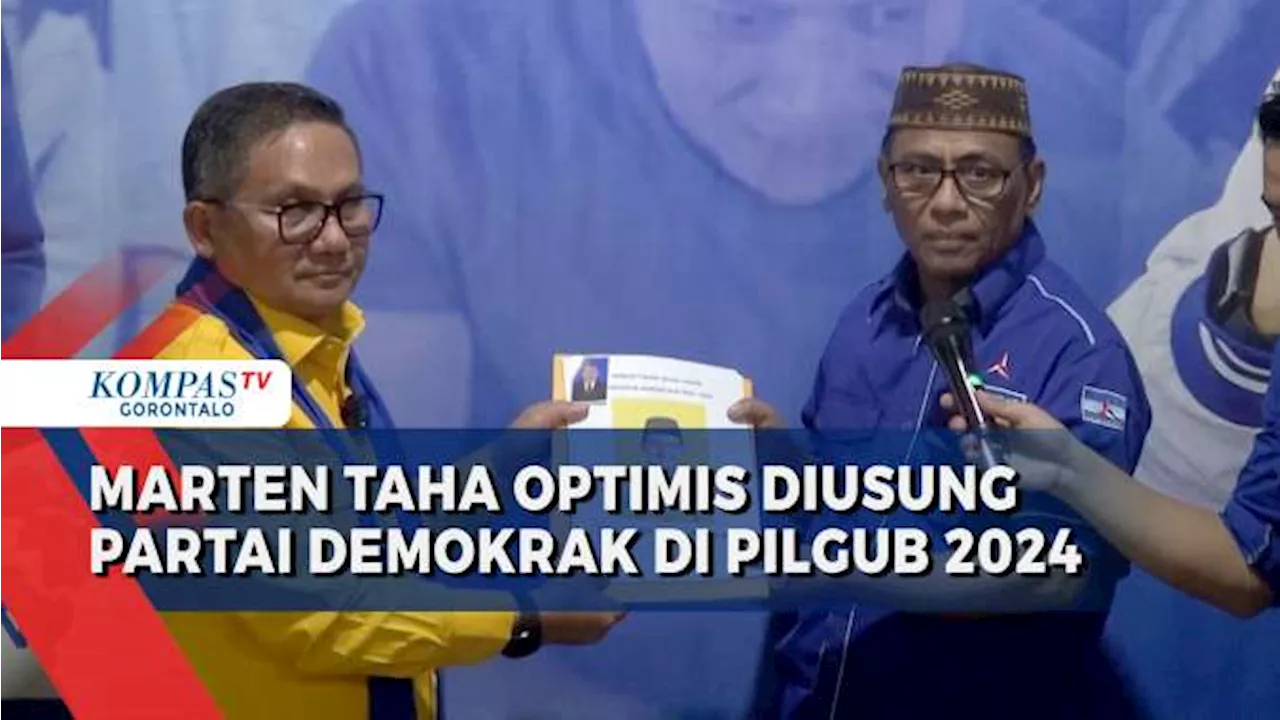 Bakal Bertarung Dalam Pilgub Gorontalo, Marten Taha Optimis Akan Diusung Partai Demokrat