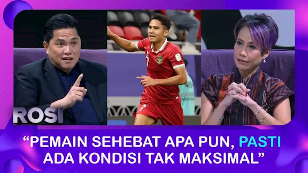 Tegaskan Tak Sindir Marselino, Ini Klarifikasi Erick Thohir