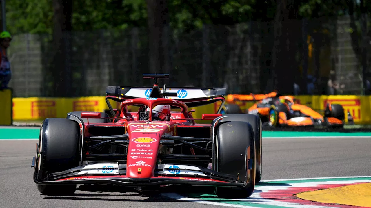 Gp Imola: Leclerc il più veloce nelle libere, Verstappen solo quinto