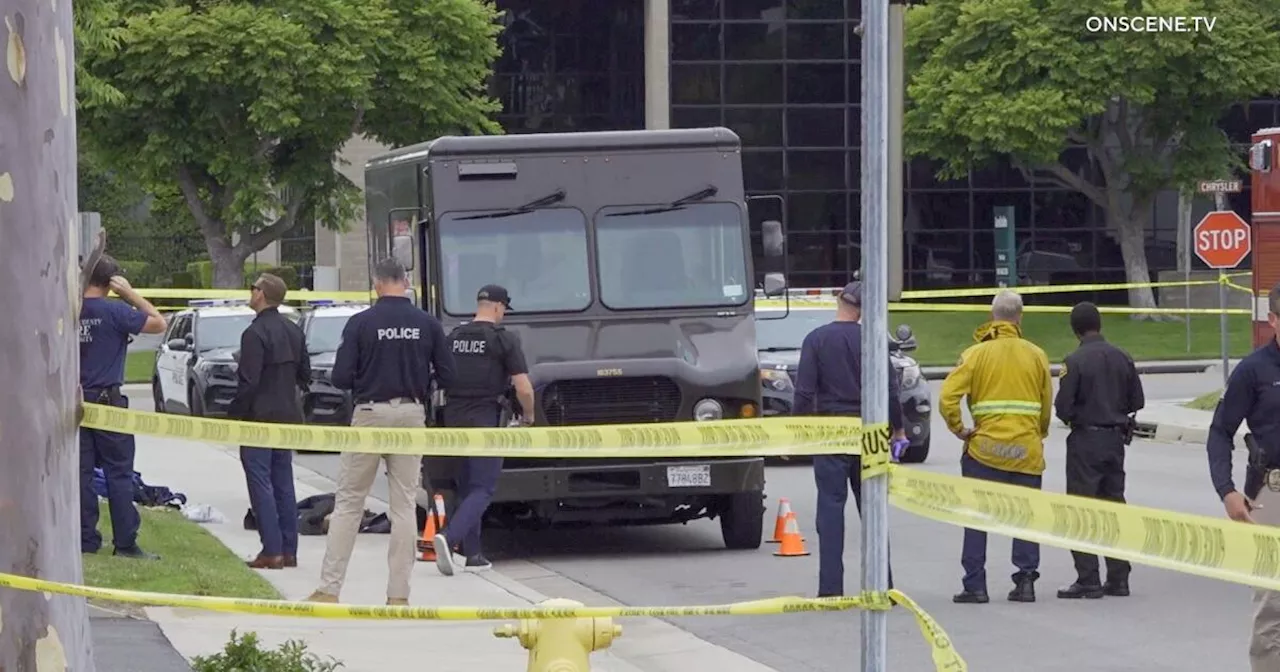 UPS driver fatally shot while sitting in parked van, Irvine police say