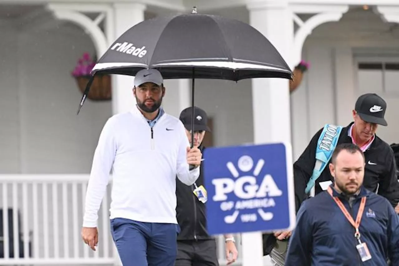 La folle journée de Scottie Scheffler, arrêté puis éblouissant au PGA Championship