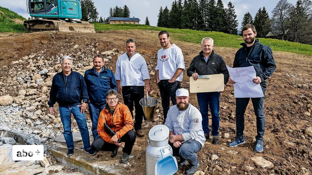 Baustart für Alpkäserei: «Bald wird man die Rigi auch essen können»