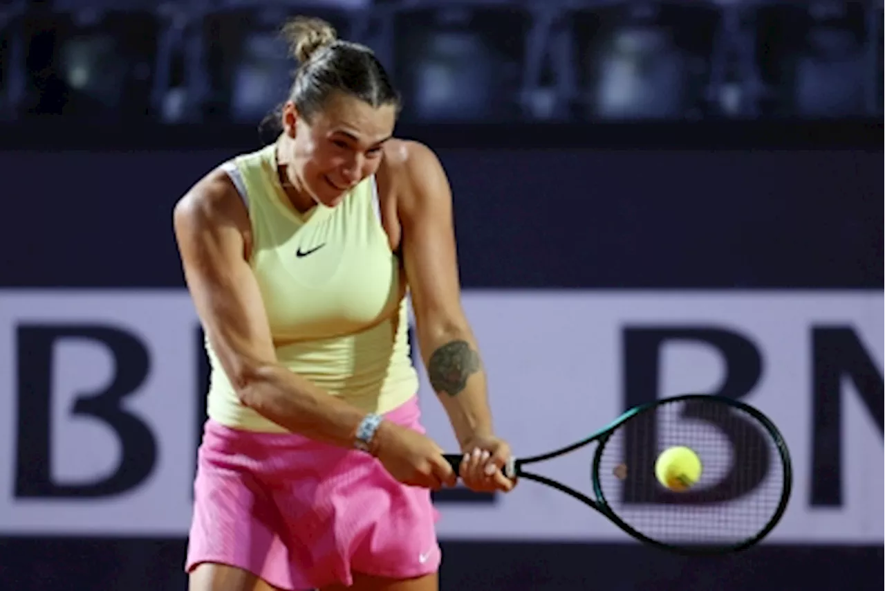 Pain-free Sabalenka keeps close eye on back injury before French Open