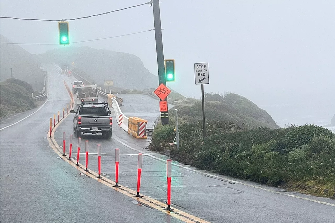 Highway 1 to Big Sur opens to around-the-clock travel as slide repair advances