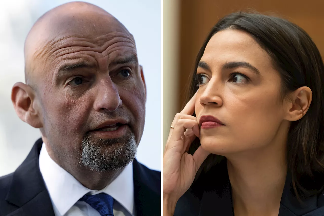 John Fetterman Mocks Alexandria Ocasio-Cortez, Marjorie Taylor Greene Fight