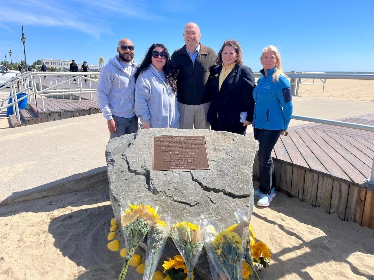 Jersey Shore boardwalk adds COVID memorial to spot where mourners gathered during pandemic