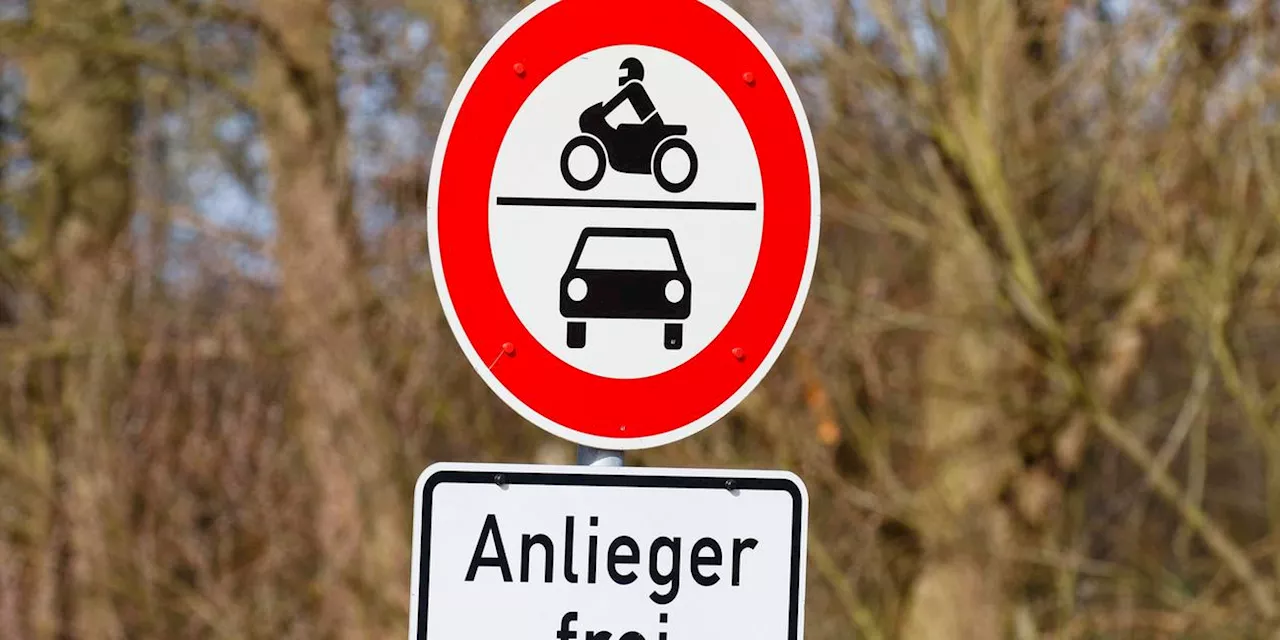 &quot;Anlieger frei&quot;: Wer durchfahren darf &amp; wer nicht