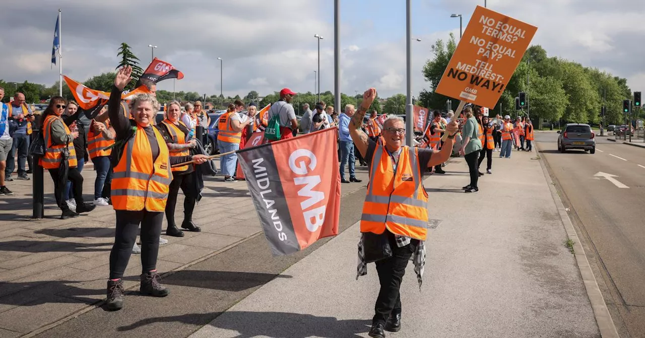 Hospital staff walk out for 24 hours over Covid bonus snub and pay row