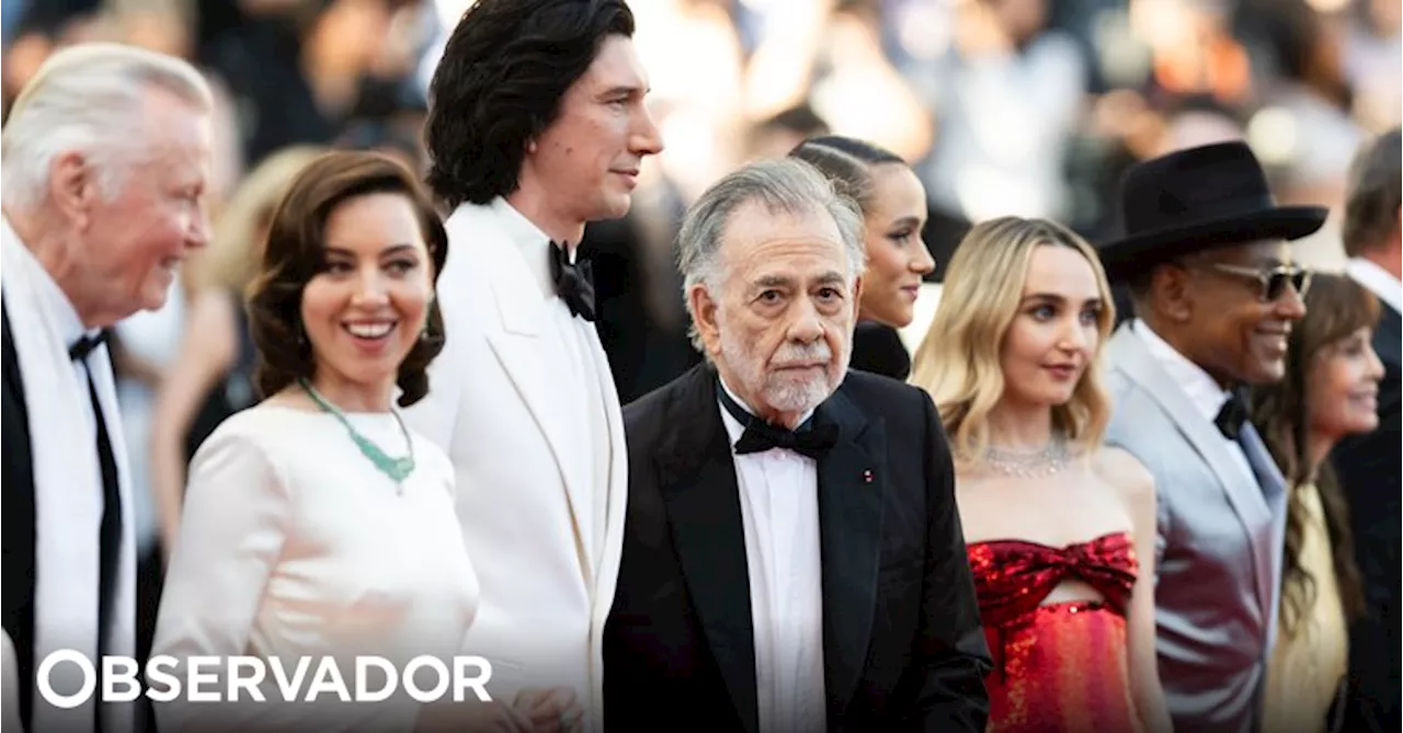 A 'Megalopolis' de Coppola assentou em Cannes e desfilou pela passadeira vermelha