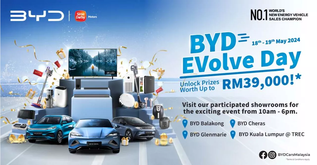 – win prizes worth up to RM39k at Balakong, Cheras, Glenmarie and KL@TREC