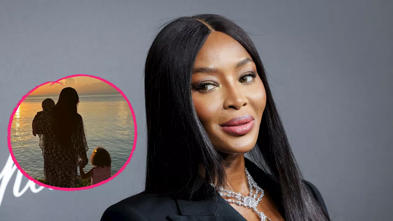 Seltene Fotos: Naomi Campbell zeigt ihre beiden Kids im Netz