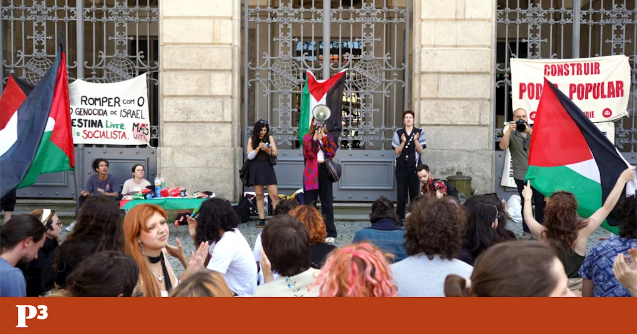 Faculdade de Ciências da U. Porto fecha edifício ocupado por estudantes pró-Palestina