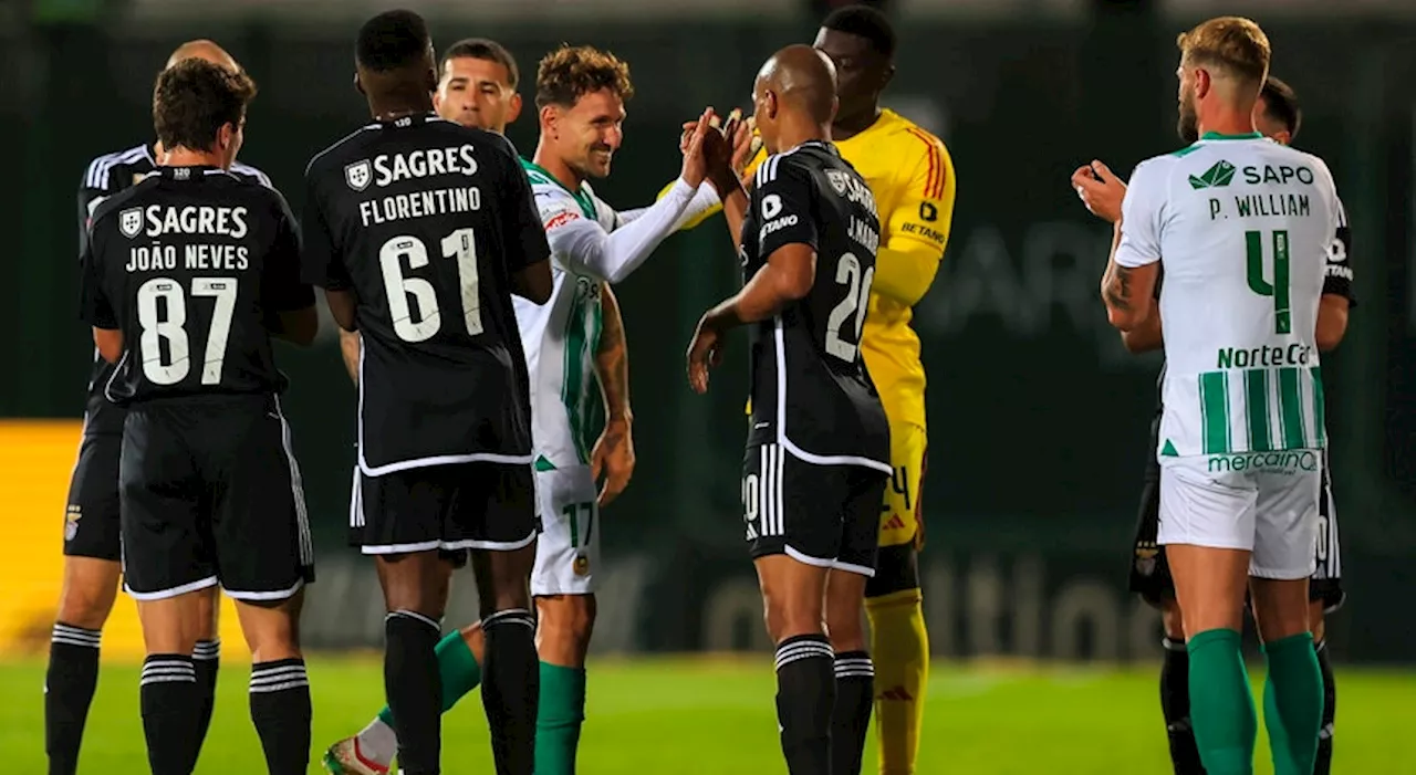 Avançado Ukra despede-se do futebol profissional ao minuto 17 do Rio Ave-Benfica