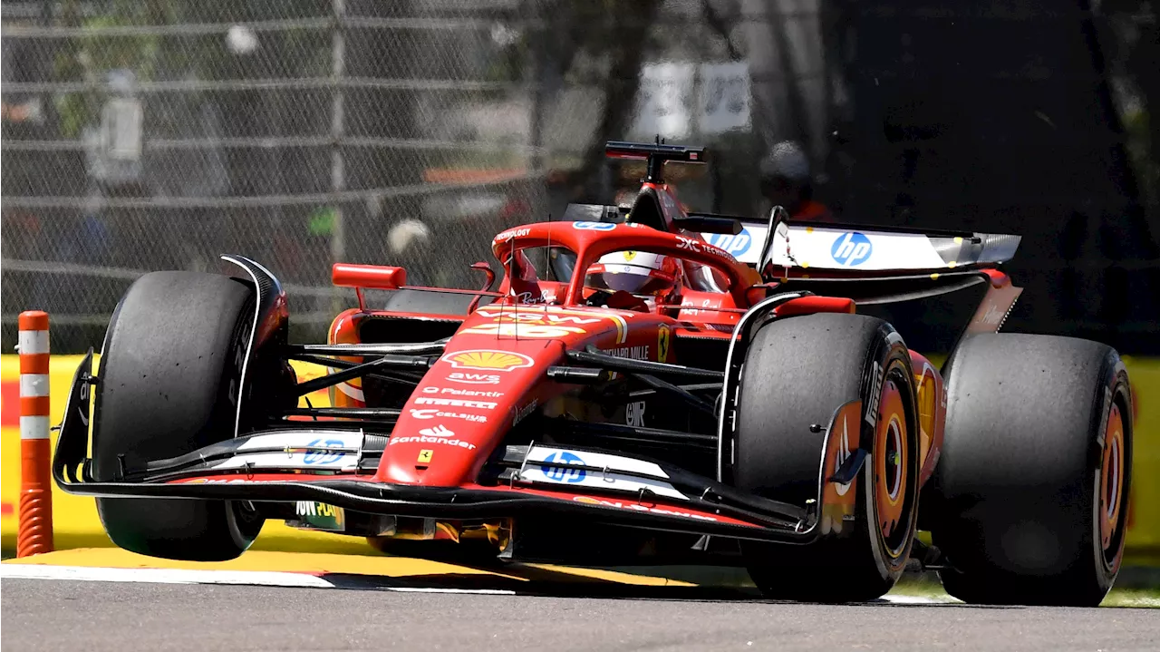 Ferrari domina los primeros libres del GP de Emilia Romaña de Fórmula 1