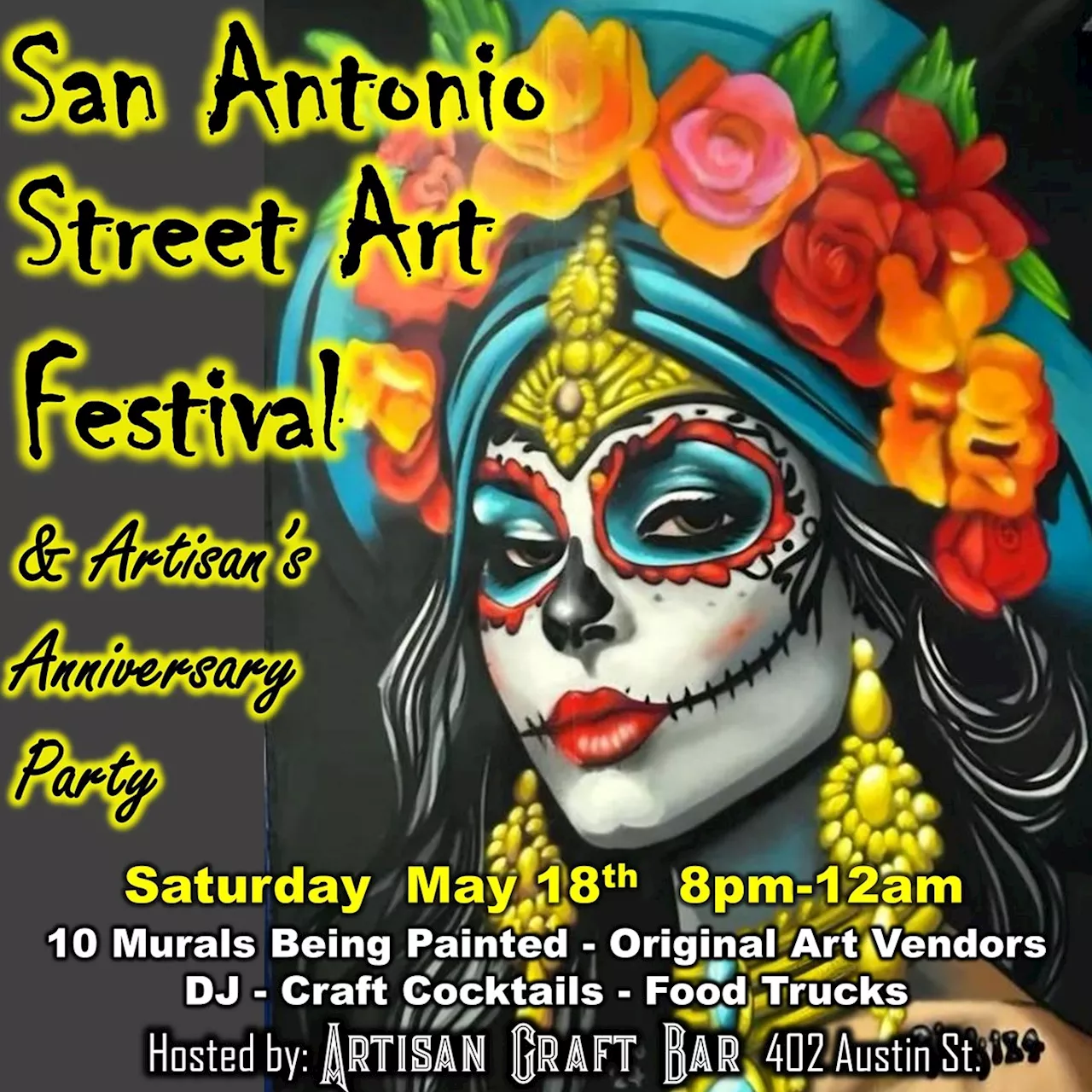 San Antonio Street Art Festival and Anniversary Party