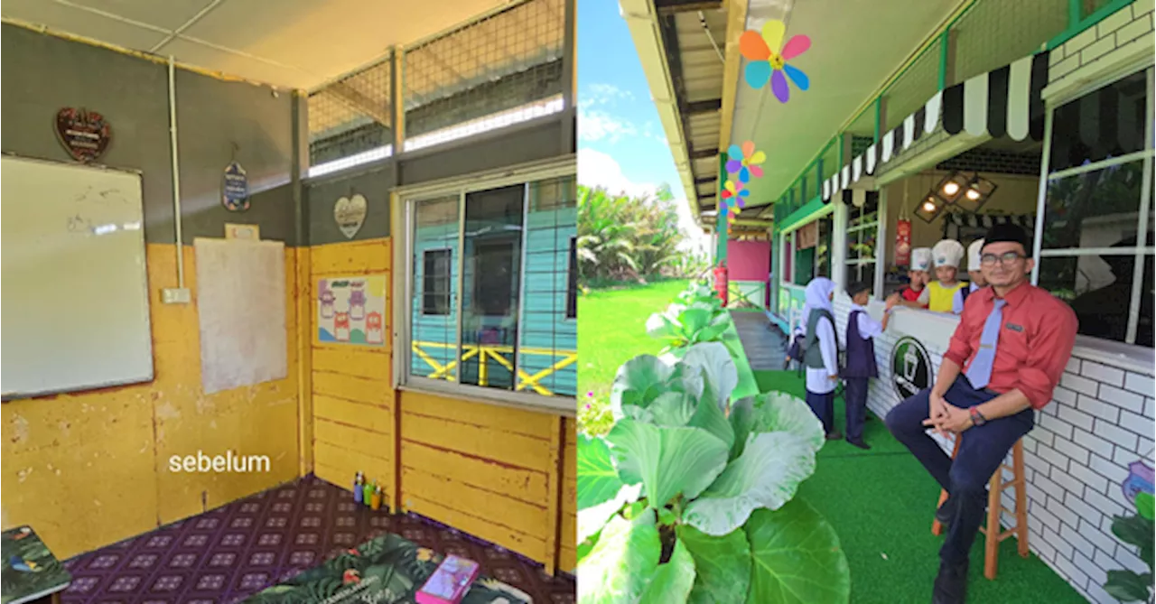 Teacher In Rural Sarawak Turns Old Classroom Into A Cute Lil' Café For His Students