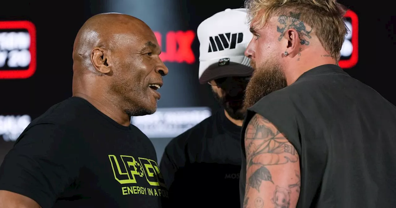 Jake Paul y Mike Tyson se insultan al promover pelea en Texas