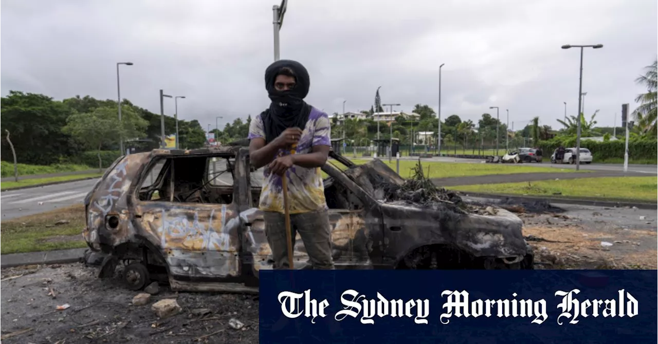 A two-hour flight from Australia, New Caledonia goes up in flames