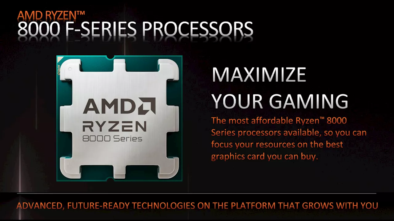 AMD Ryzen 8000 F series now available in Malaysia