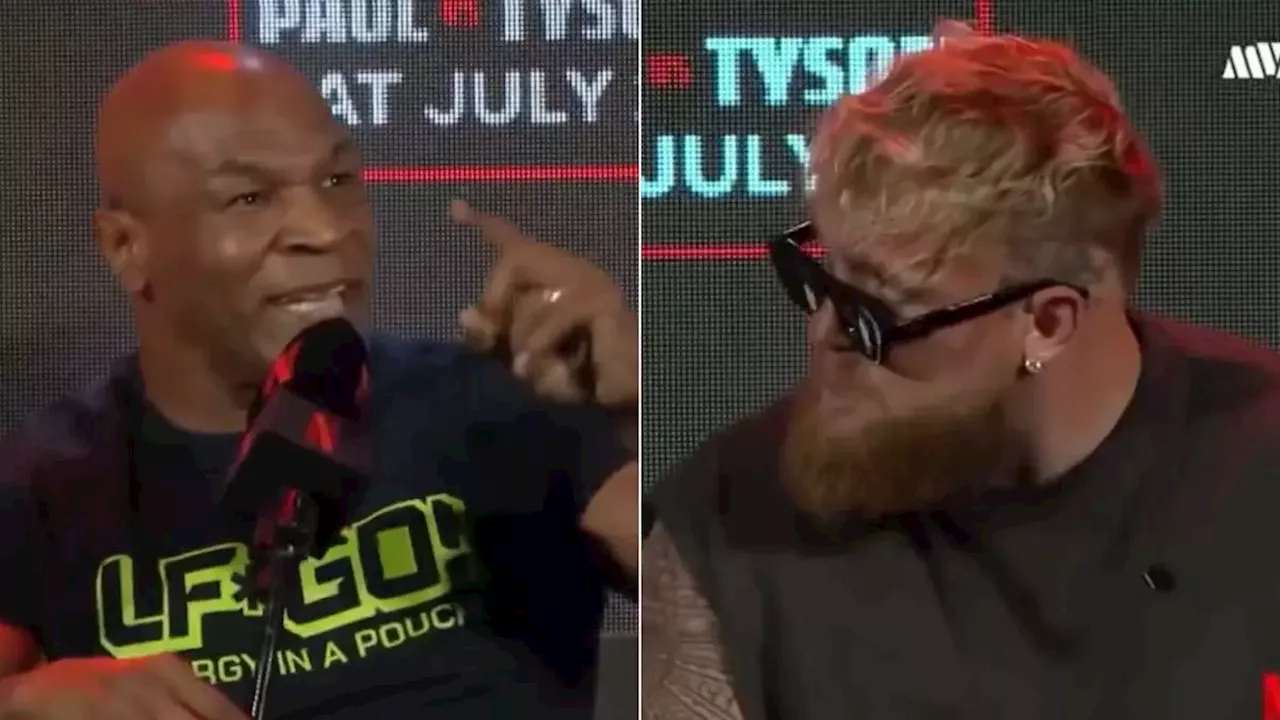 Mike Tyson says Jake Paul gave him an ‘erection’ in bizarre press conference answer