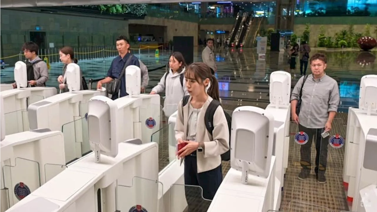 Visitors to Singapore can use automated lanes to speed up travel
