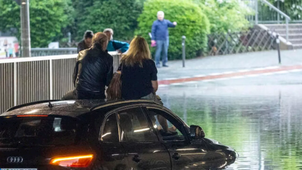 Unwetter: Hochwasser im Saarland - viele Einsätze in Süddeutschland