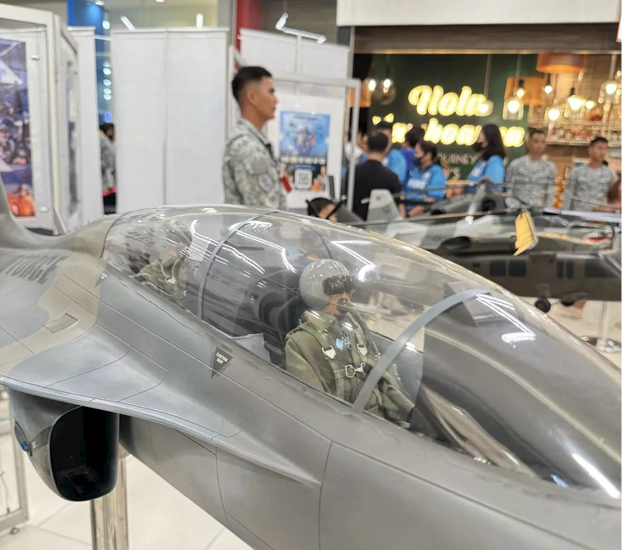 Philippine Air Force holds exhibit at SM City Mindpro