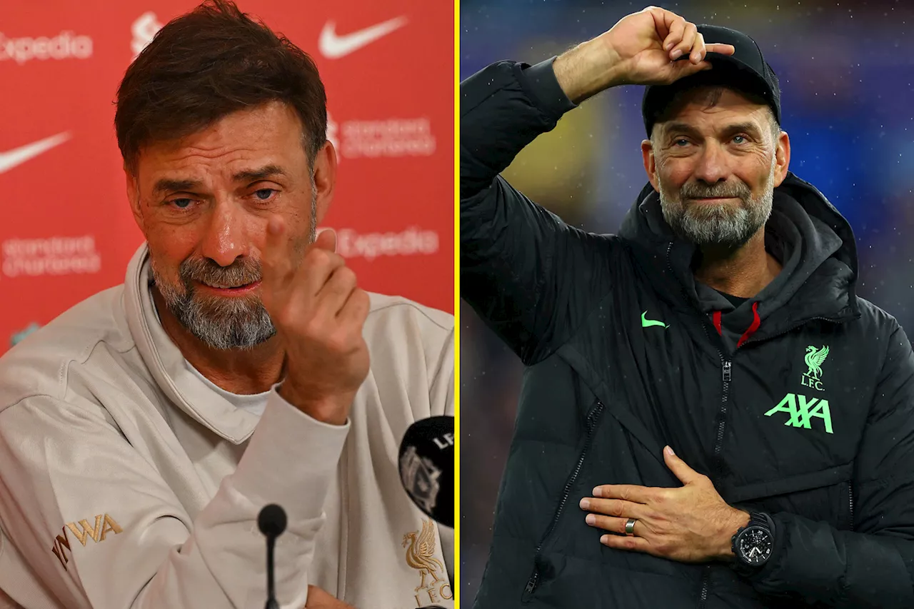 Jurgen Klopp recalls ‘bursting into tears’ reading fan letters in emotional final Liverpool press con...