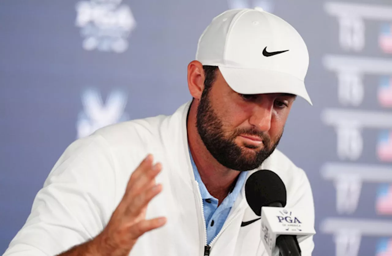 Scottie Scheffler began warming up in holding cell ahead of remarkable US PGA second round