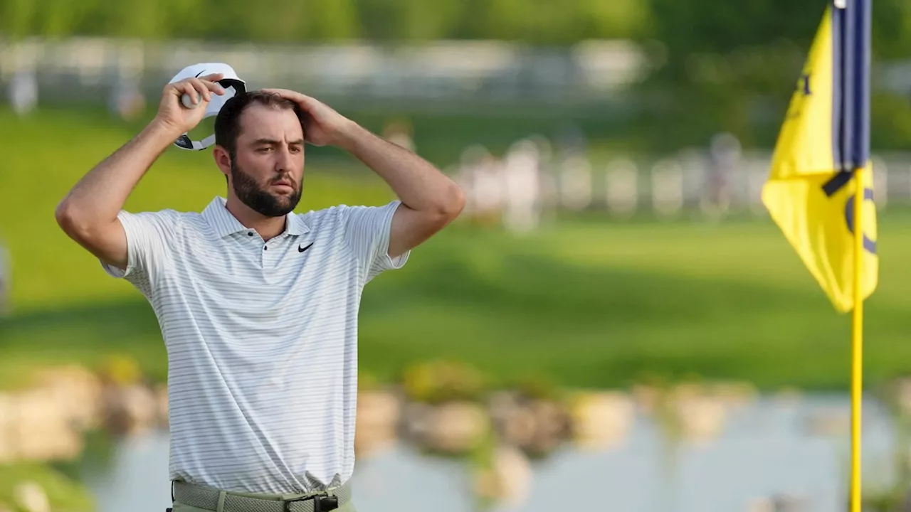 Scottie Scheffler ‘ARRESTED & handcuffed after world no.1 drove through traffic stop’ near PGA Cha...