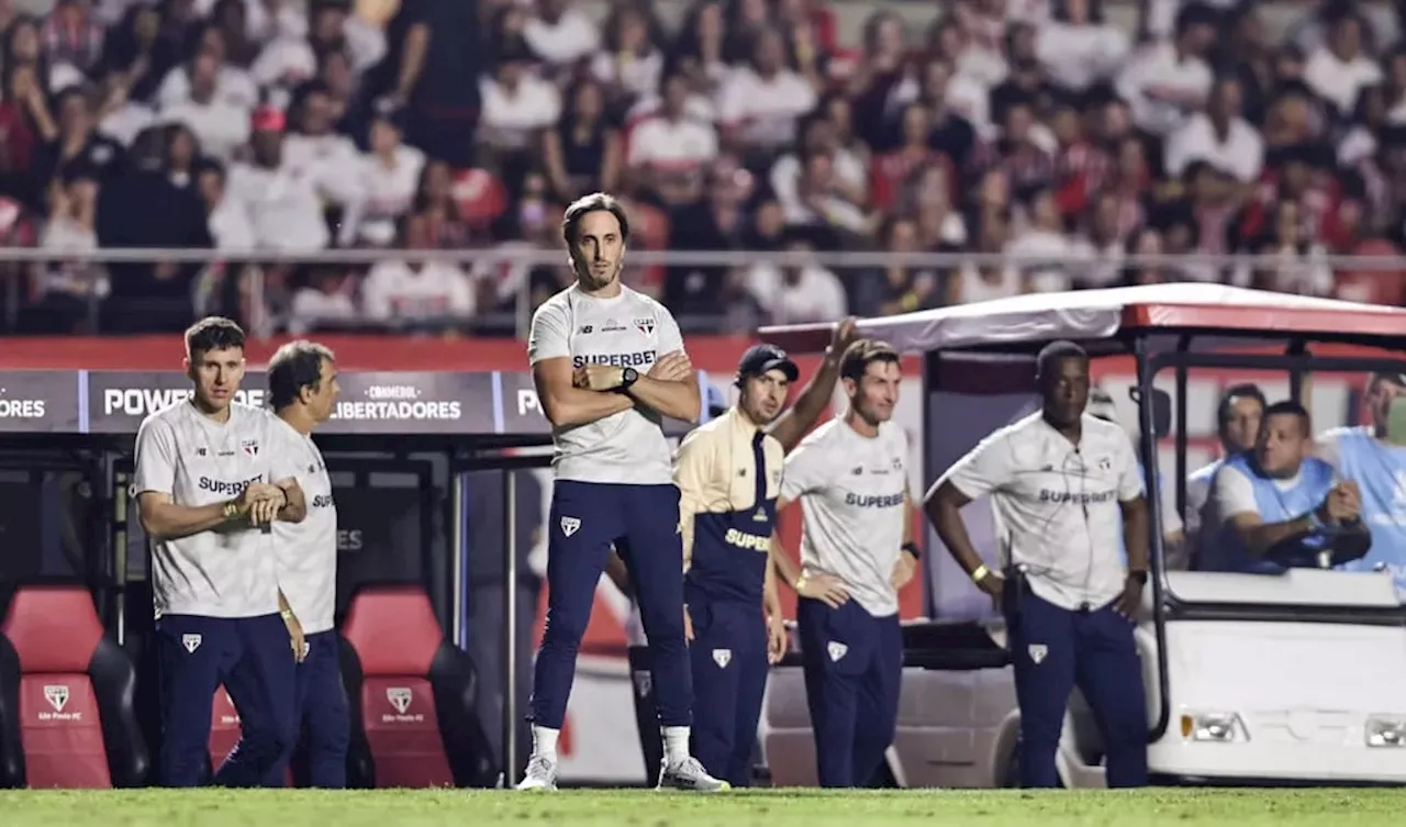 Video: La BRONCA de Zubeldía por el mal desempeño de San Pablo en la COPA LIBERTADORES