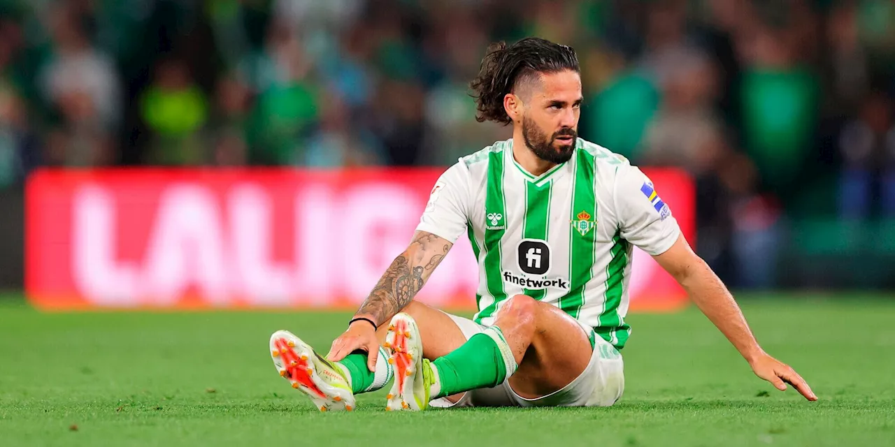 La Spagna e il Betis perdono Isco: una frattura gli nega gli Europei