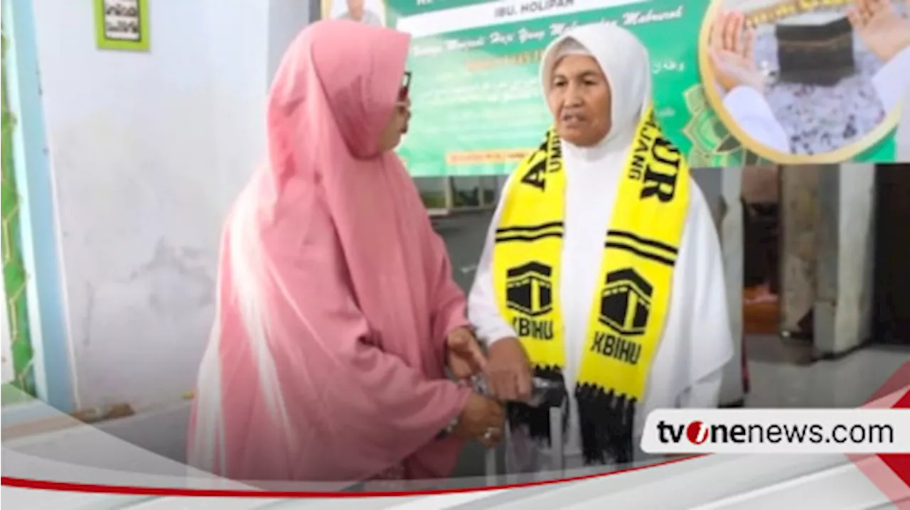 Kisah Nenek Penjual Sayur dan Bunga Tabur, Menabung Belasan Tahun Untuk Naik Haji