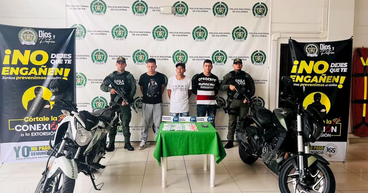 Delincuentes pedían $10 millones para devolver una motocicleta hurtada en Bucaramanga