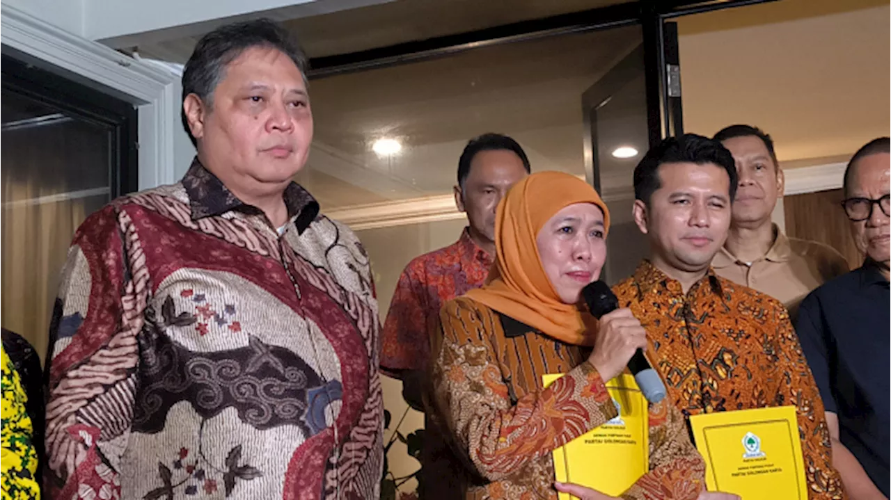 Didukung Golkar Maju Pilgub Jatim 2024, Khofifah: Ini Mandat yang Sangat Berharga