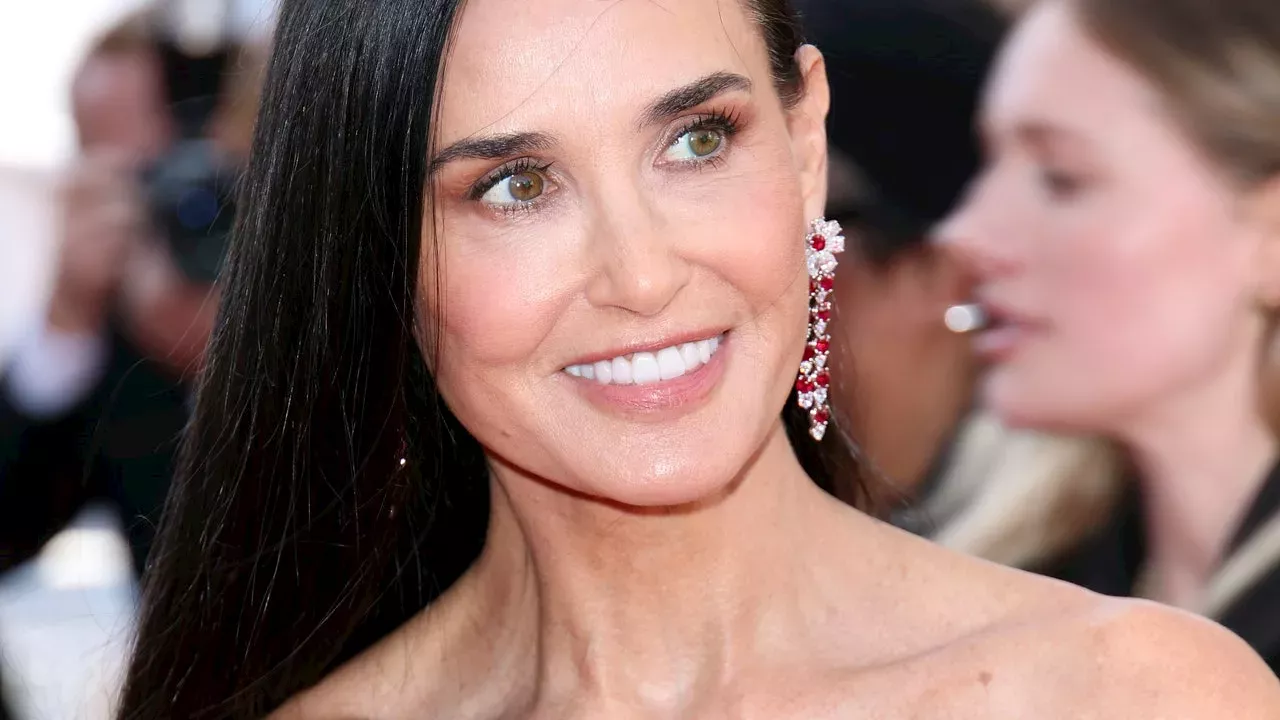 Festival Di Cannes Demi Moore al Festival di Cannes 2024 e la prova