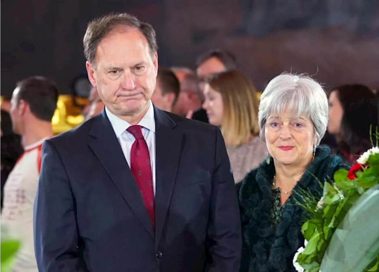 Upside-down flag at Justice Alito's home another blow for Supreme Court under fire