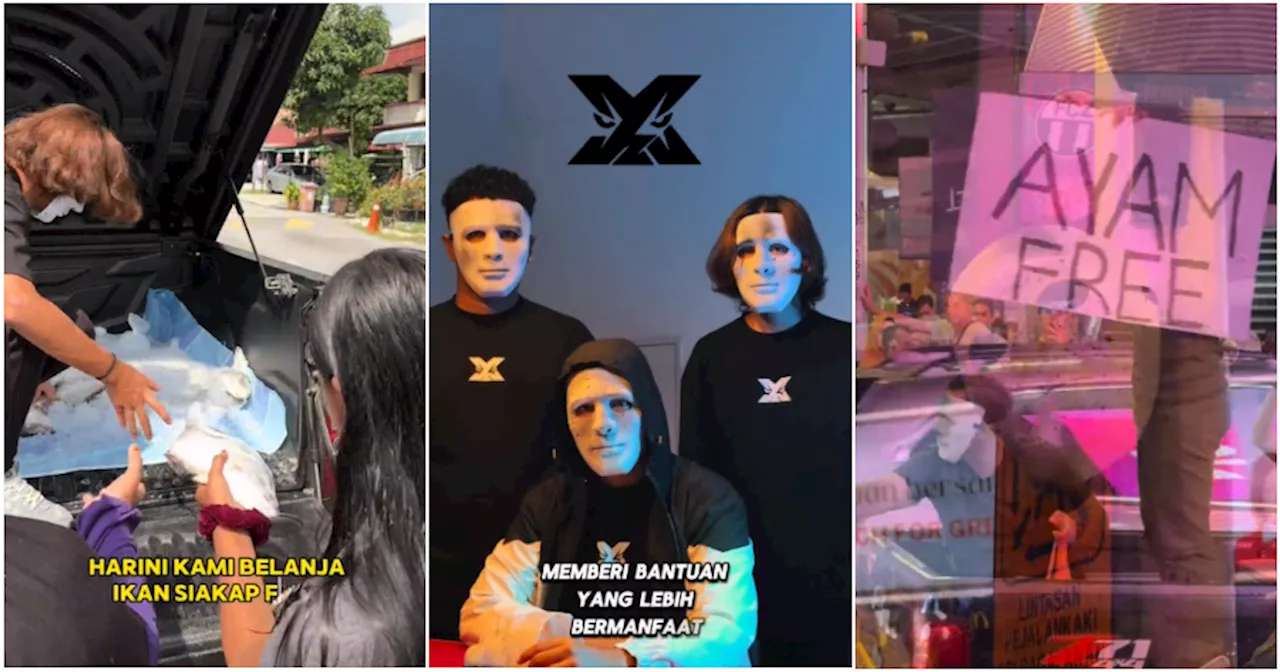 Mysterious Masked Men Tell M'sian Influencers to Give Free Basic Necessities Instead of Free iPhones