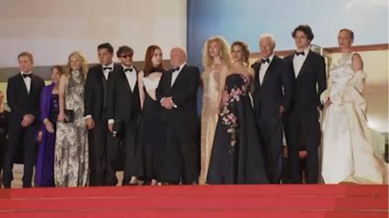 Richard Gere and Uma Thurman arrive at the 2024 Cannes Film Festival premiere of 'Oh Canada'