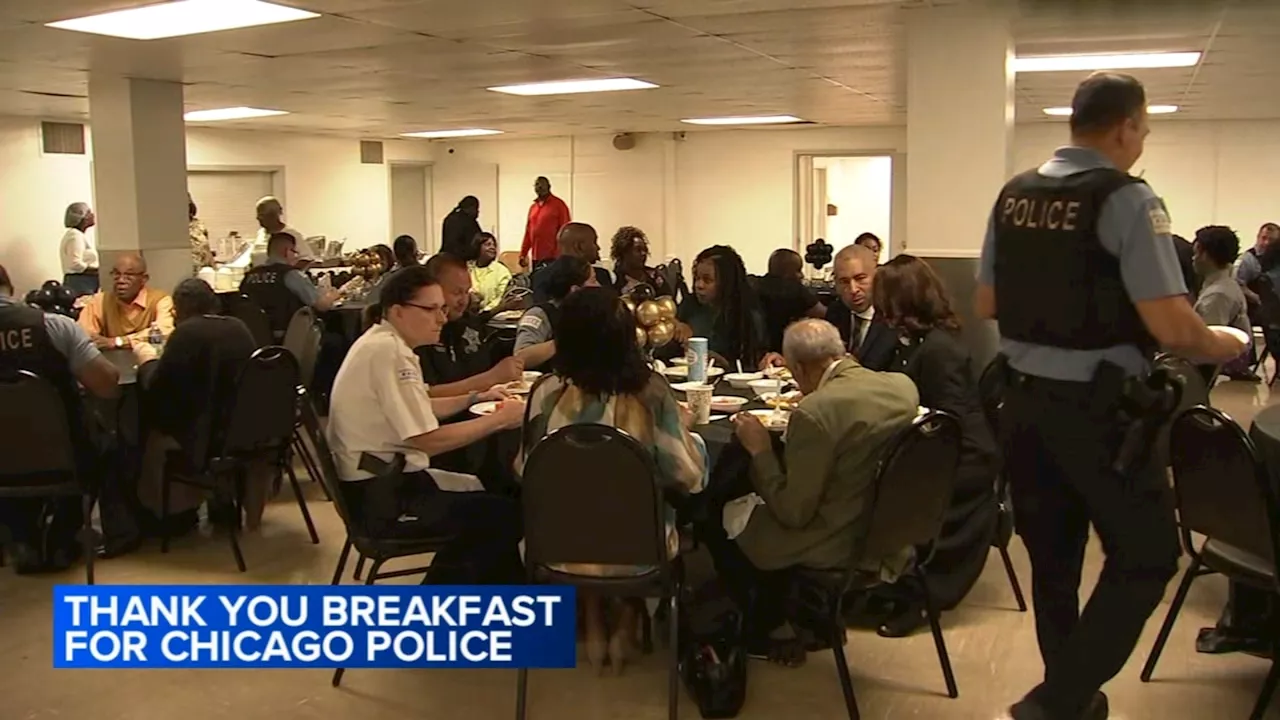 Near West Side church thanks Chicago police officers with breakfast